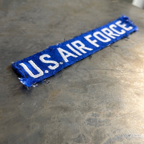 U.S. AIR FORCE blue tape patch, vintage - Picture 4 of 9